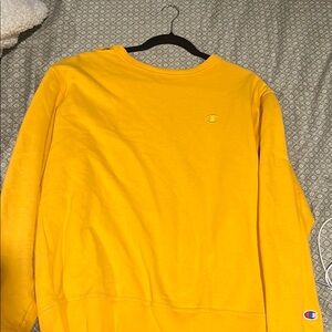 Champion Men's Yellow Sweater